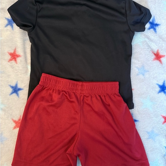 Jordan Black and Red Kids Dri-Fit Outfit, Size 24 months - Picture 2 of 4